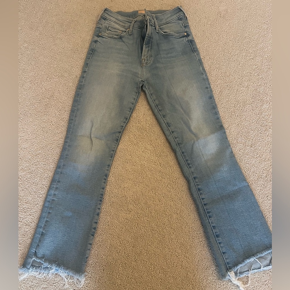 Mother Insider Crop Step Fray in Limited Edition